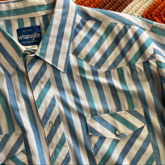 Wrangler western snap button up shirt - Picture 5 of 7